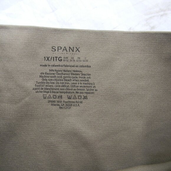 NWT SPANX DESERT CAMO CROPPED LAMN LEGGING PULL-ON SZ 1X - Picture 4 of 5